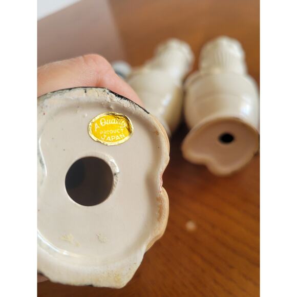 Vintage Salt Pepper SP Shaker Chef & Amish Couple Ceramic Novelty Figures *Flaws - Picture 3 of 16